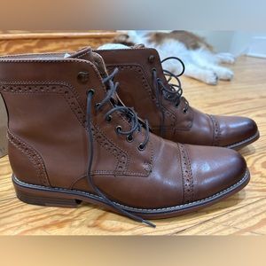 G.H. Bass Barrington Lace Up Boots Leather 11M